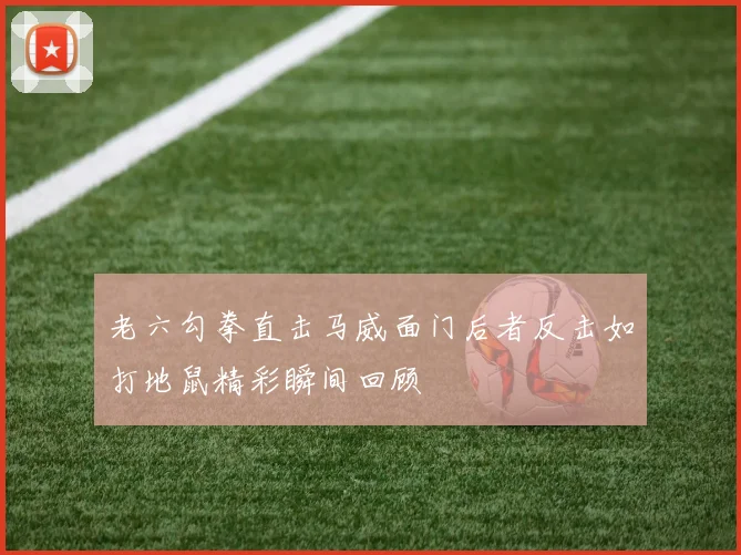 老六勾拳直击马威面门后者反击如打地鼠精彩瞬间回顾